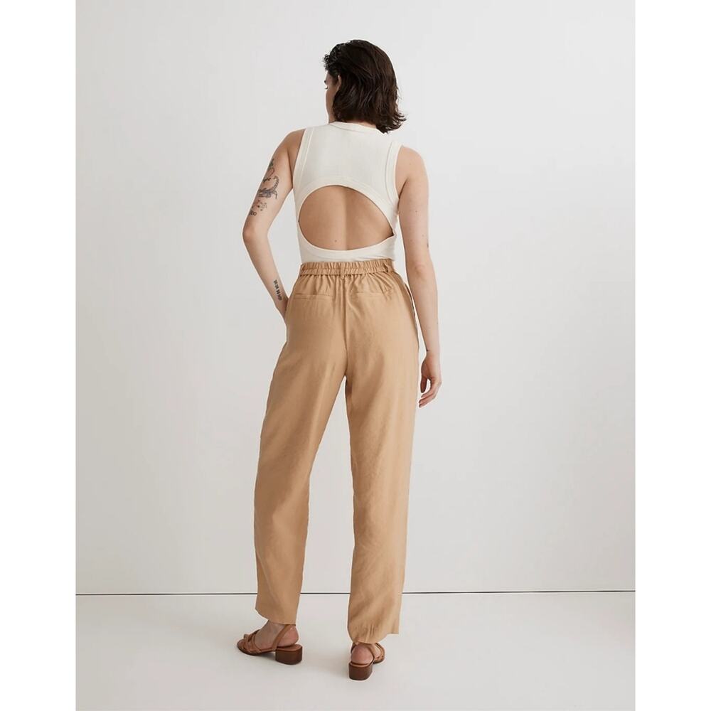 NWT Madewell The Tailored Tapered Pant in Softdrape Size 14 - Picture 11 of 11